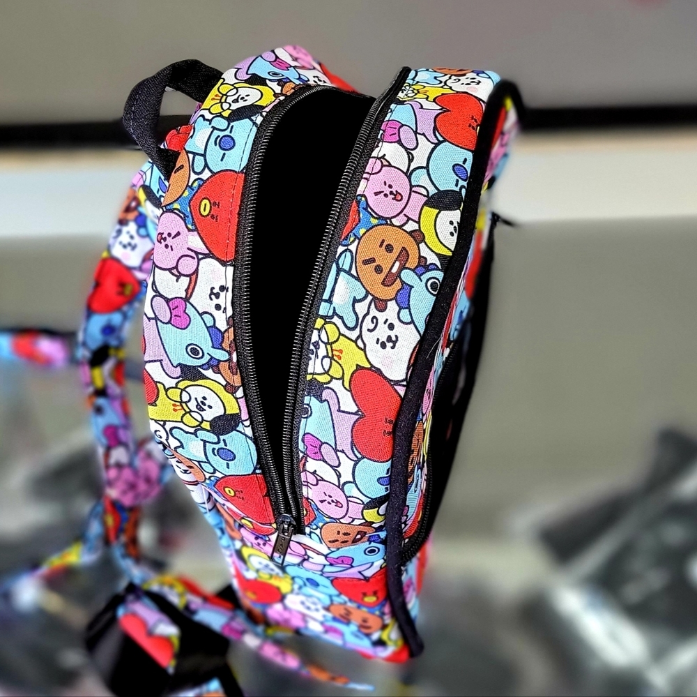 Bts Bt21 Collage Mini Backpack Gem